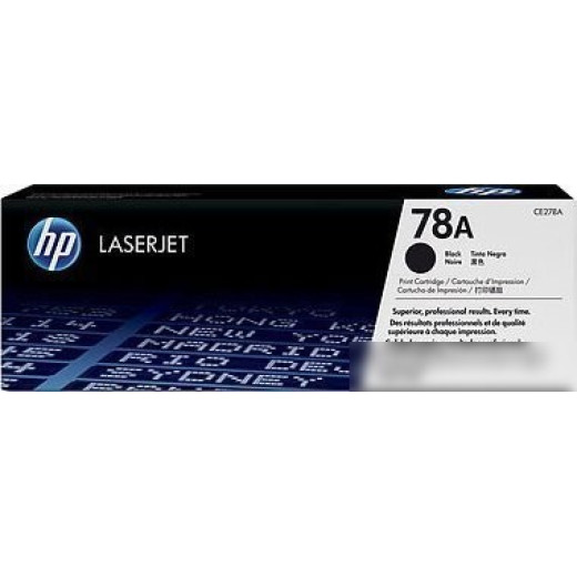 Картридж лазерный HP 78A CE278AF черный x2упак. (4200стр.) для HP LJ P1566/P1606w
