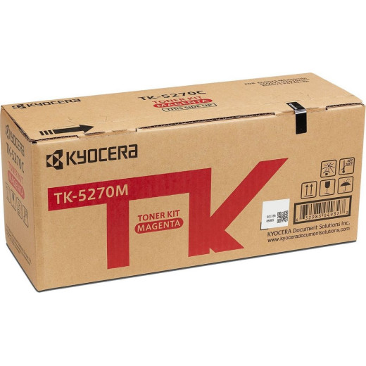 Картридж лазерный Kyocera TK-5270M пурпурный (6000стр.) для Kyocera M6230c n/M6630c n/P6230cdn