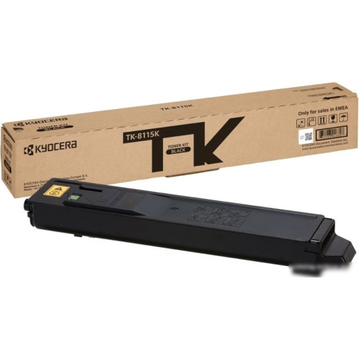 Картридж лазерный Kyocera TK-8115K черный (12000стр.) для Kyocera M8124c n/M8130c n