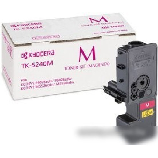 Картридж лазерный Kyocera 1T02R7BNL0 TK-5240M пурпурный (3000стр.) для Kyocera P5026cdn/cdw M5526cdn/cdw