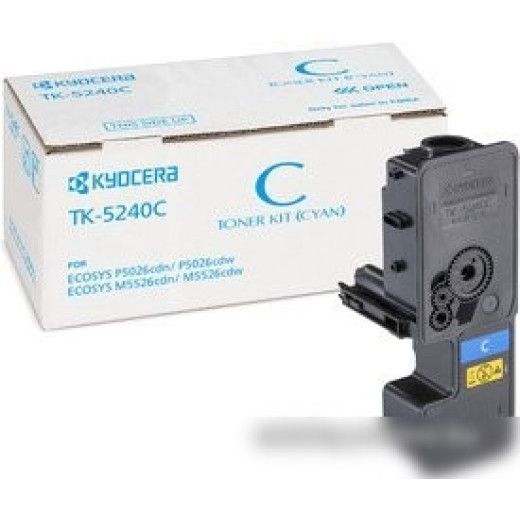 Картридж лазерный Kyocera 1T02R7CNL0 TK-5240C голубой (3000стр.) для Kyocera P5026cdn/cdw M5526cdn/cdw