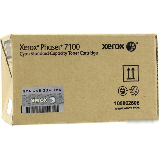 Картридж лазерный Xerox 106R02606 голубой (4500стр.) для Xerox Ph 7100