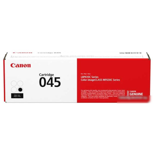 Картридж лазерный Canon 045 BK 1242C002 черный (1400стр.) для Canon i-SENSYS MF630