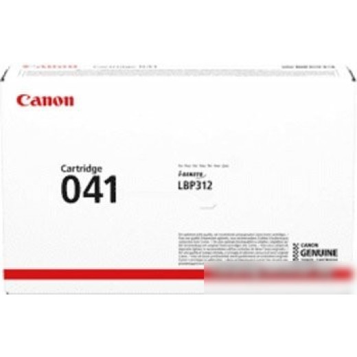 Картридж лазерный Canon 041 0452C002 черный (10000стр.) для Canon LBP312x