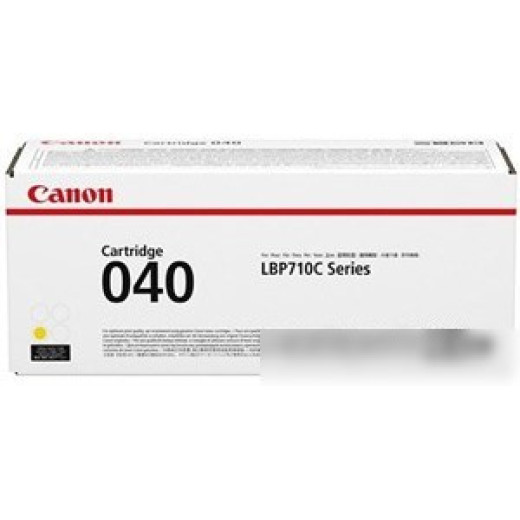 Картридж лазерный Canon 040Y 0454C001 желтый (5400стр.) для Canon LBP-710/712