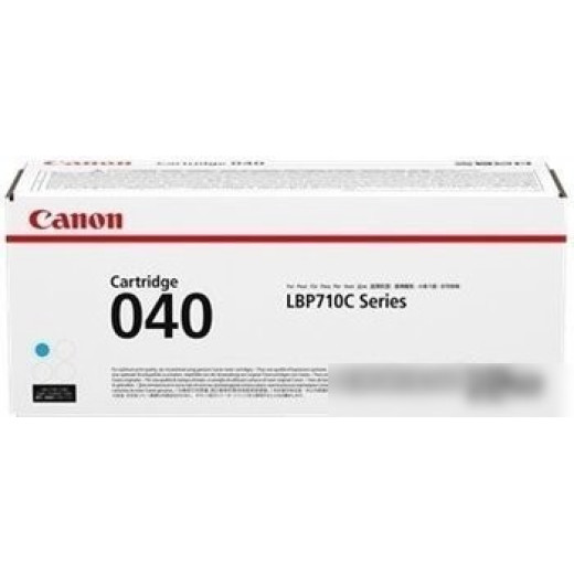 Картридж лазерный Canon 040C 0458C001 голубой (5400стр.) для Canon LBP-710/712