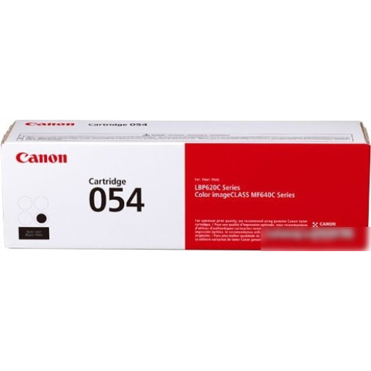 Картридж лазерный Canon 054 BK 3024C002 черный (1500стр.) для Canon MF645Cx/MF643Cdw/MF641Cw/LBP623Cdw/621Cw