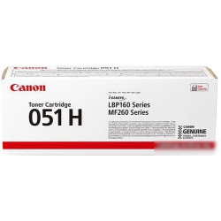 Картридж лазерный Canon 051 H 2169C002 черный (4100стр.) для Canon LBP162dw