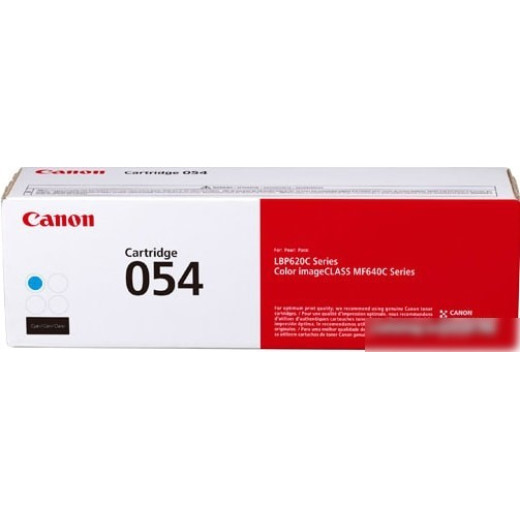 Картридж лазерный Canon 054 C 3023C002 голубой (1200стр.) для Canon MF645Cx/MF643Cdw/MF641Cw/LBP623Cdw/621Cw