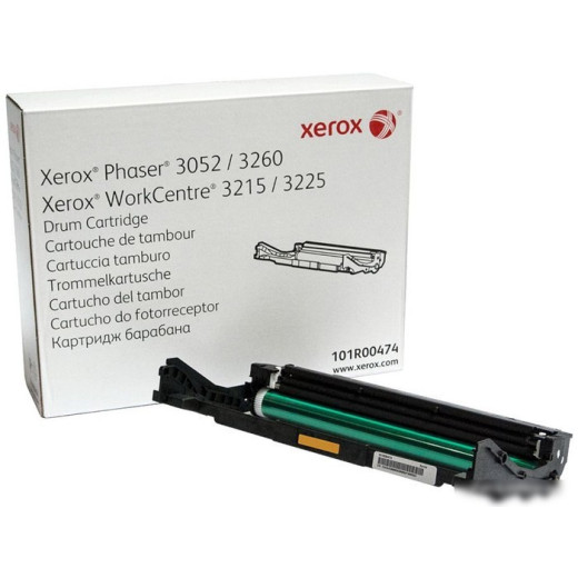 Блок фотобарабана Xerox 101R00474 черный ч/б:10000стр. для Ph 3052/3260/WC 3215/3225 Xerox