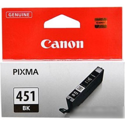 Картридж ориг. Canon CLI-451Bk черный для Canon PIXMA MG6340/MG5440/IP7240