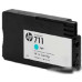 Тройная упаковка картриджей HP 711, голубой