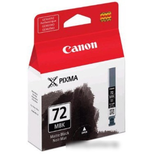 Картридж CANON PGI-72MBK, черный матовый
