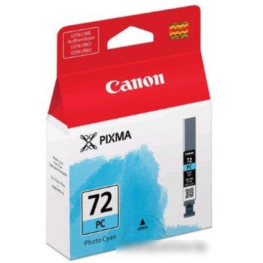 Картридж CANON PGI-72PC, фото голубой
