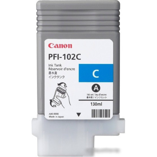 Картридж струйный Canon PFI-102 C голубой для iPF510
