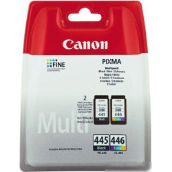 Набор картриджей CANON PG-445/CL-446, многоцветный / черный
