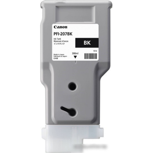 Картридж CANON PFI-207 BK, черный