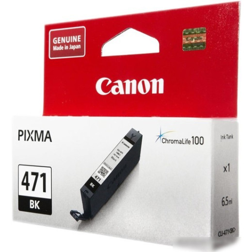 Картридж струйный Canon CLI-471BK 0400C001 черный для Canon MG5740/MG6840/MG7740
