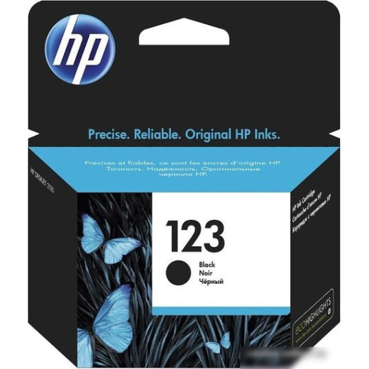 Картридж ориг. HP F6V17AE (№123) черный для HP DeskJet 2130 (120стр)