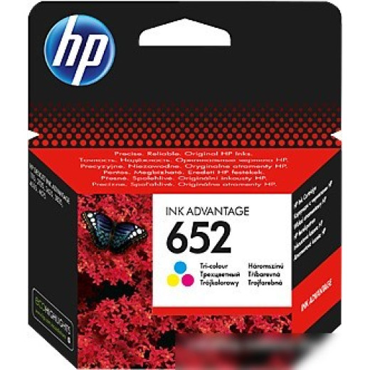 Картридж ориг. HP F6V24AE (№652) трехцветный для DJ Advantage 1115/2135/3635/3835/4535/4675(200стр)