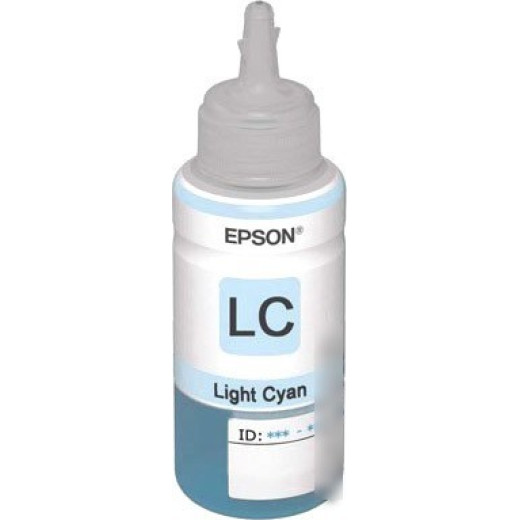 Чернила ориг. Epson T6735 светло-голубые для L800, L805, L810, L850 (70мл)