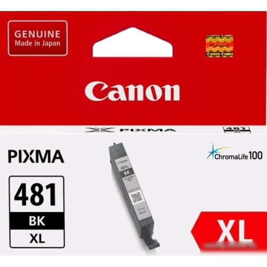 Картридж струйный Canon CLI-481XL BK 2047C001 черный (8.3мл) для Canon Pixma TS6140/TS8140TS/TS9140/TR7540/TR8540