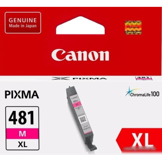 Картридж струйный Canon CLI-481XL M 2045C001 пурпурный (8.3мл) для Canon Pixma TS6140/TS8140TS/TS9140/TR7540/TR8540