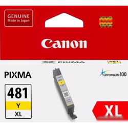 Картридж струйный Canon CLI-481XL Y 2046C001 желтый (8.3мл) для Canon Pixma TS6140/TS8140TS/TS9140/TR7540/TR8540
