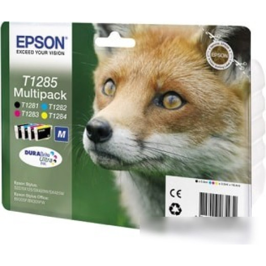 Картридж струйный Epson T1285 C13T12854012 4цв. набор для Epson S22/SX125