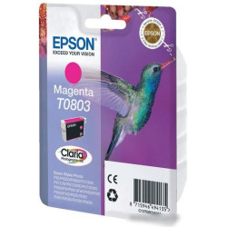 Картридж струйный Epson T0803 C13T08034011 пурпурный (7.4мл) для Epson P50/PX660