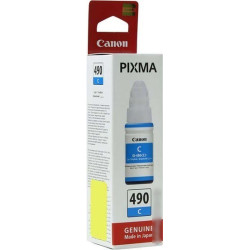 Картридж ориг. Canon GI-490C Cyan голубой для PIXMA G1400/2400/3400 (7000стр)