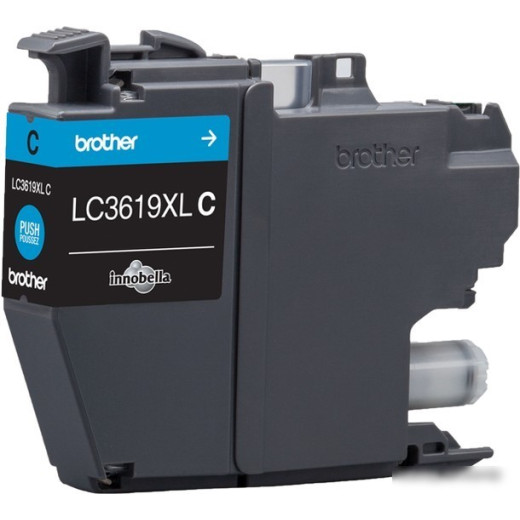 Картридж струйный Brother LC3619XLC голубой (1500стр.) для Brother MFC-J3530DW/J3930DW