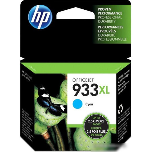 Картридж ориг. HP CN054AE (№933XL) голубой для OfficeJet 6100/6600/6700 (825стр)