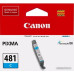 Картридж струйный Canon CLI-481 C 2098C001 голубой (5.6мл) для Canon Pixma TS6140/TS8140TS/TS9140/TR7540/TR8540