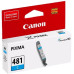 Картридж струйный Canon CLI-481 C 2098C001 голубой (5.6мл) для Canon Pixma TS6140/TS8140TS/TS9140/TR7540/TR8540