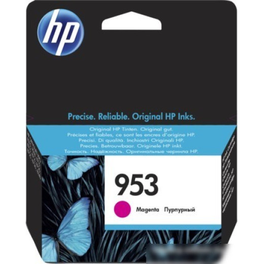 Картридж струйный HP 953 F6U13AE пурпурный (700стр.) для HP OJP 8710/8715/8720/8730/8210/8725