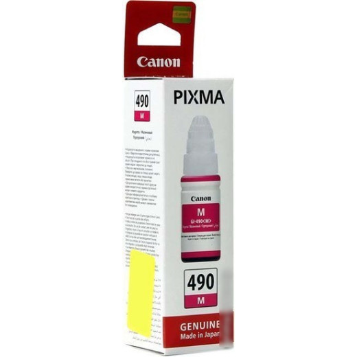 Картридж ориг. Canon GI-490M Magenta пурпурный для PIXMA G1400/2400/3400 (7000стр)