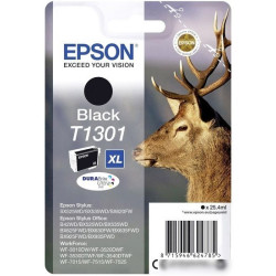 Картридж струйный Epson T1301 C13T13014012 черный (25.4мл) для Epson B42WD