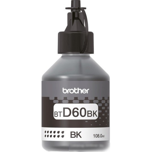 Картридж струйный Brother BTD60BK черный (6500стр.) (108мл) для Brother DCP-T310/T510W/T710W