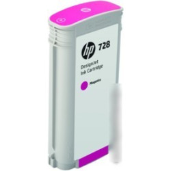 Картридж струйный HP 728 F9J66A пурпурный (130мл) для HP DJ T730/T830
