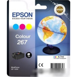 Картридж струйный Epson T267 C13T26704010 3цв. (6.7мл) для Epson WF-100W