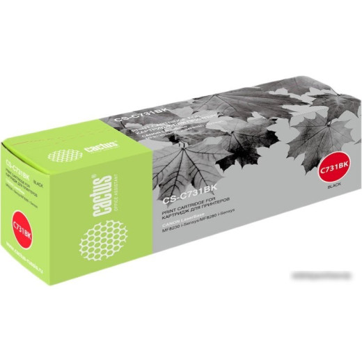 Картридж совм. Cactus C731BK черный для Canon LB i-Sensys MF8230/MF8280 (1600стр.)