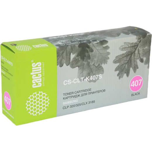 Картридж CACTUS CS-CLT-K407S, черный