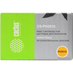 Картридж совм. Cactus PH3010 106R02181 черный для Xerox Phaser 3010/WorkCentre 3045 (1000стр.)