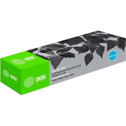 Картридж лазерный Cactus CS-W1103 black ((2500стр.) для HP Neverstop Laser 1000/1200) (CS-W1103)