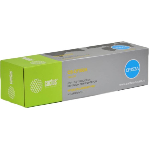 Картридж лазерный Cactus CS-CF352A yellow ((1000стр.) для HP M176/M177) (CS-CF352A)