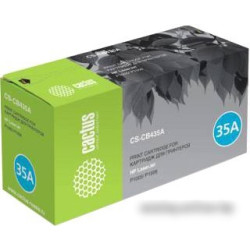 Картридж лазерный Cactus CS-CB435AS black ((1500стр.) для HP LJ P1005/P1006) (CS-CB435AS)