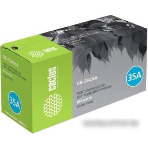 Картридж лазерный Cactus CS-CB435AS black ((1500стр.) для HP LJ P1005/P1006) (CS-CB435AS)