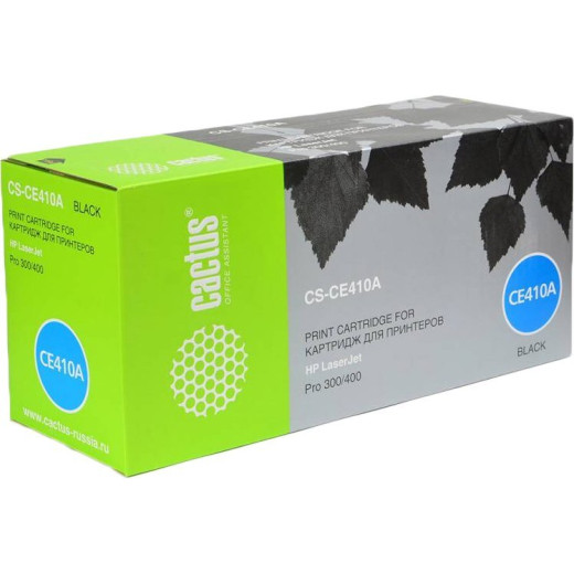 Картридж лазерный Cactus CS-CE410A black ((2200стр.) для HP LJ Pro 300/M351/400/M451) (CS-CE410A)