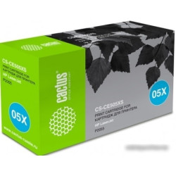 Картридж лазерный Cactus CS-CE505XS black ((6500стр.) для HP LaserJet P2050 P2055, P2055DN LaserJet P2055) (CS-CE505XS)